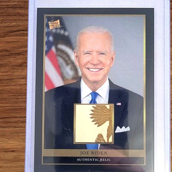 Rare Joe Biden Authentic Relic Card Limited Edition - Picture 3 of 4